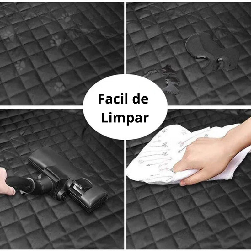 Capa protetora de carro para pet- impermeável dobrável.